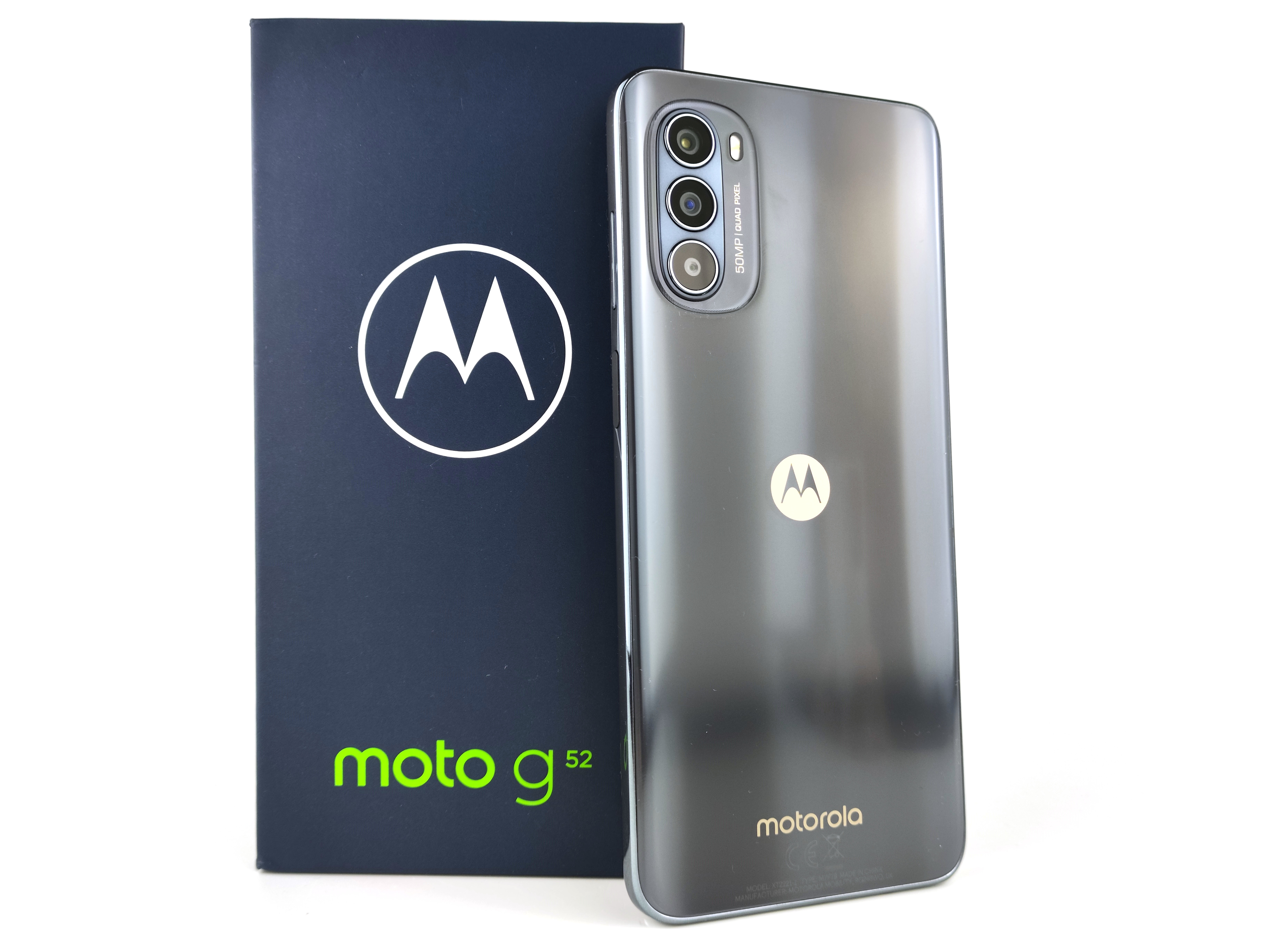 mit Smartphone Stereo-Sound Tests 50 und MP Preiswertes - 90-Hz-OLED-Handy Notebookcheck.com Test Motorola G52 - Moto
