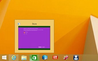Windows-Store-Apps lassen sich auf der Taskleiste unterbringen (Bild: win8china.com)