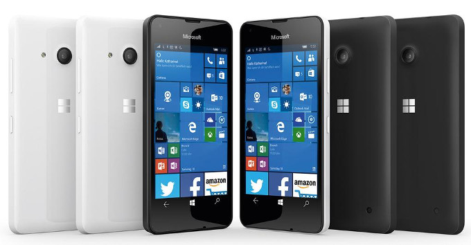Das Lumia 550 (Bild: Evan Blass)