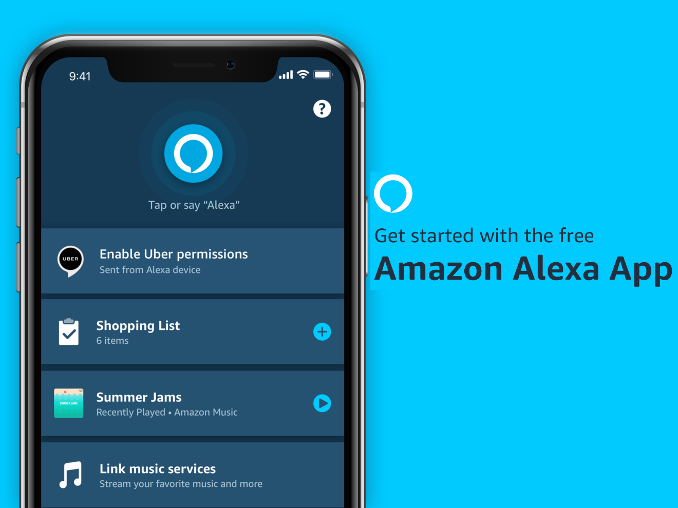 Amazon Alexa app. Приложение Alexa.