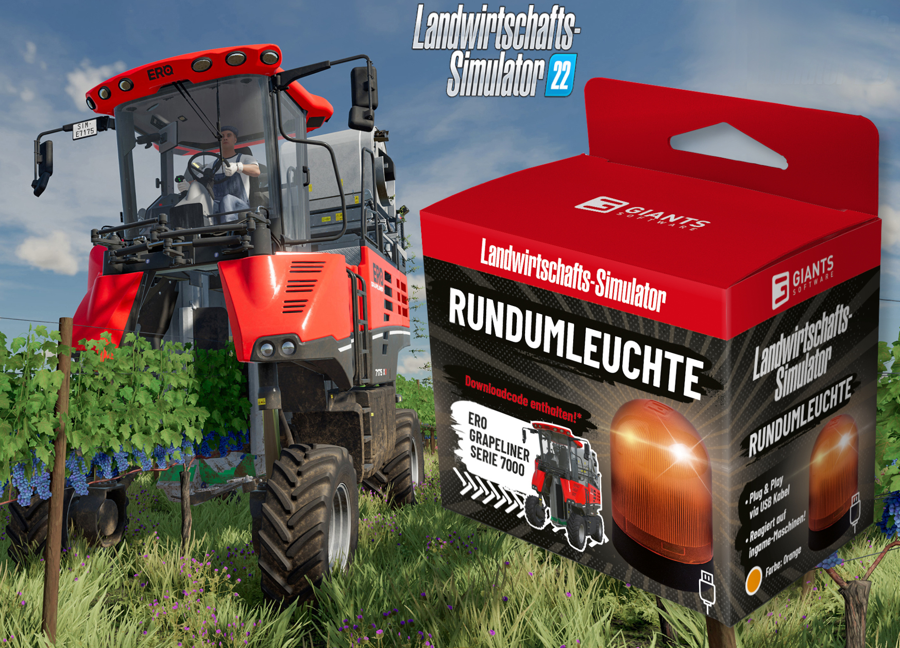 Landwirtschafts-Simulator 22: Rundumleuchte als Zubehör inklusive Bonus-DLC  erhältlich -  News
