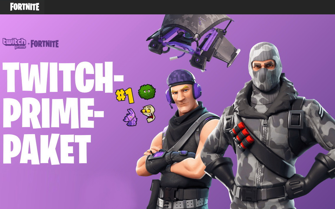 Epic Games und Twitch launchen Fortnite Twitch-Prime-Paket ... - 1139 x 712 jpeg 191kB