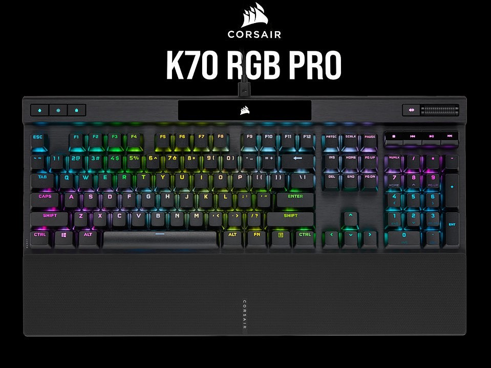 Fabrikant cel Macadam Corsair K70 RGB Pro: Mechanische Gaming-Tastatur mit Cherry MX-Schaltern -  Notebookcheck.com News