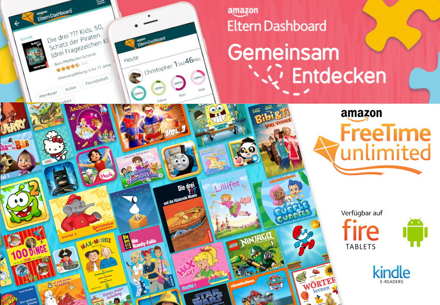 Amazon Eltern Dashboard für FreeTime erhält verbesserte Kindersicherung