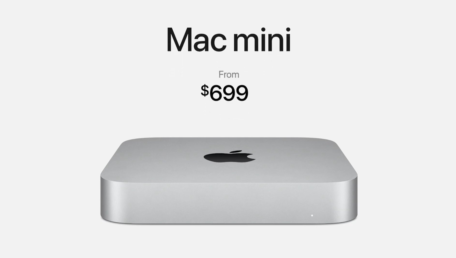 Apple Mac mini 2020 mit M1-Chip startet günstiger: Viel Apple 