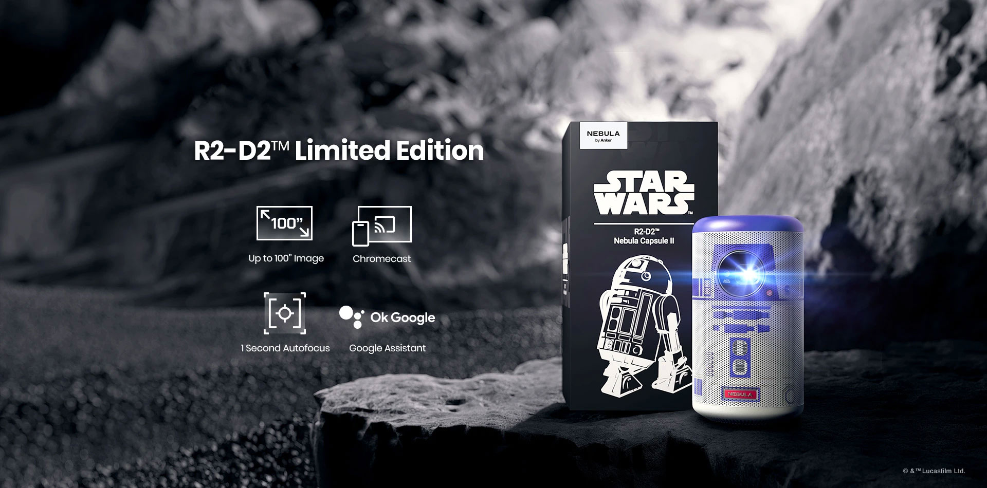 Star-Wars-Beamer: Nebula Capsule II von Anker gibt es nun auch als  limitierte R2-D2-Version -  News
