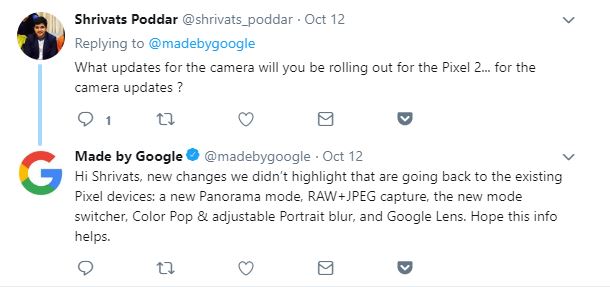 Jede Menge weiterer Kamera-Verbesserungen sind für frühere Pixel-Phones zu erwarten.
