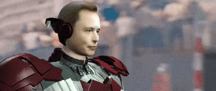 Elon Musk als Iron Man