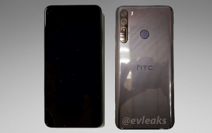 Das HTC Desire 20 Pro sieht auf dem ersten Hands-on-Bild wie ein durchschnittliches Mittelklasse-Smartphone aus. (Bild: Evan Blass)