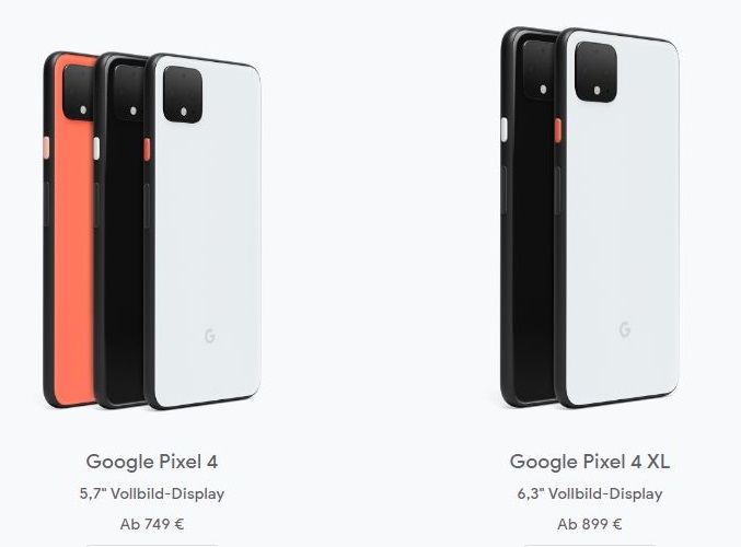 Google Pixel 4 und Pixel 4 XL sind in diesem Jahr günstiger als das Pixel 3 im Vorjahr.