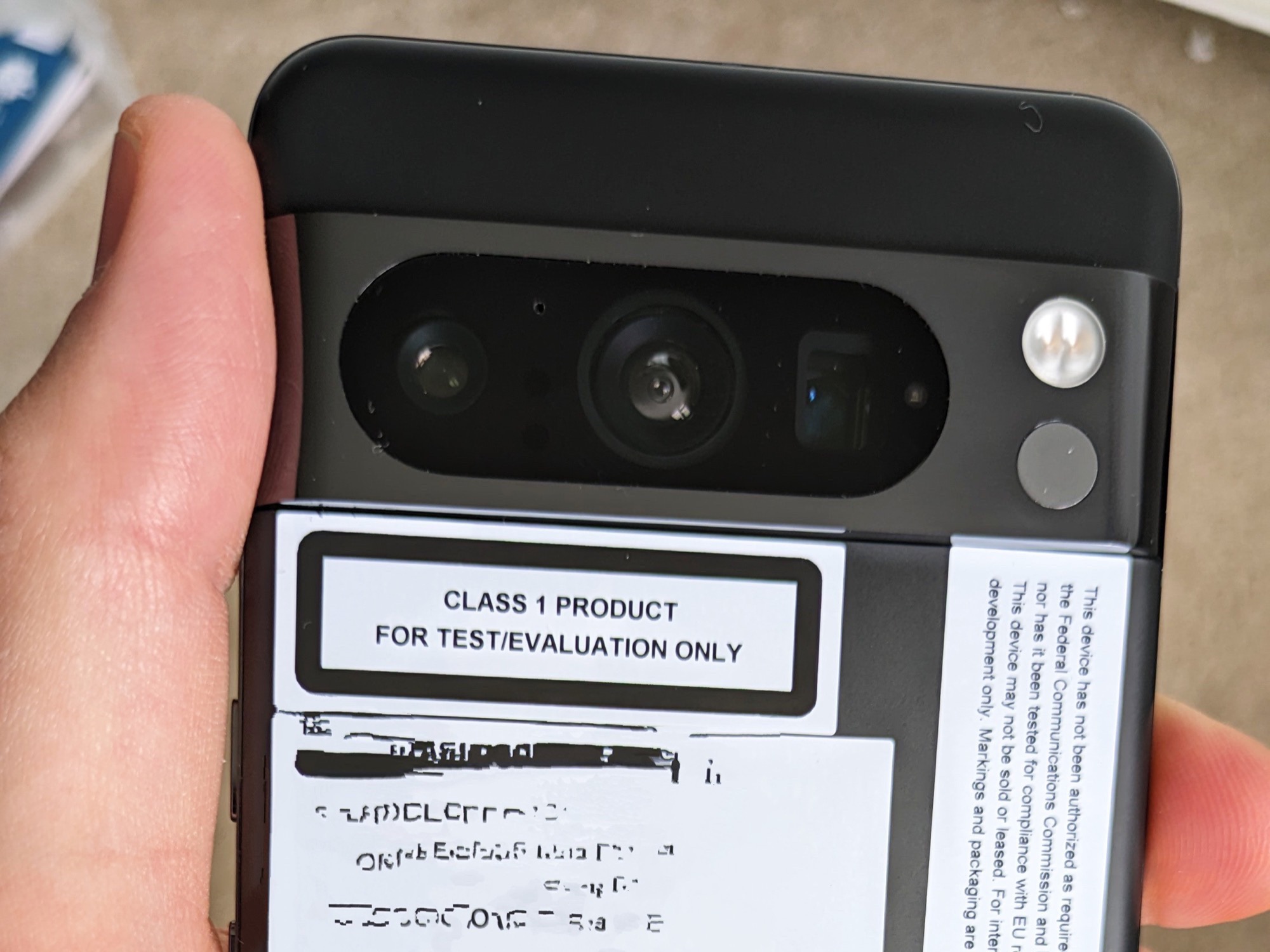The Google Pixel 8 Pro appears in hands-on images as a leaker accidentally leaks its site