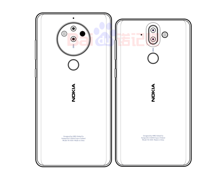 Nokia 8 Pro im Rückseiten-Vergleich mit dem Nokia 9