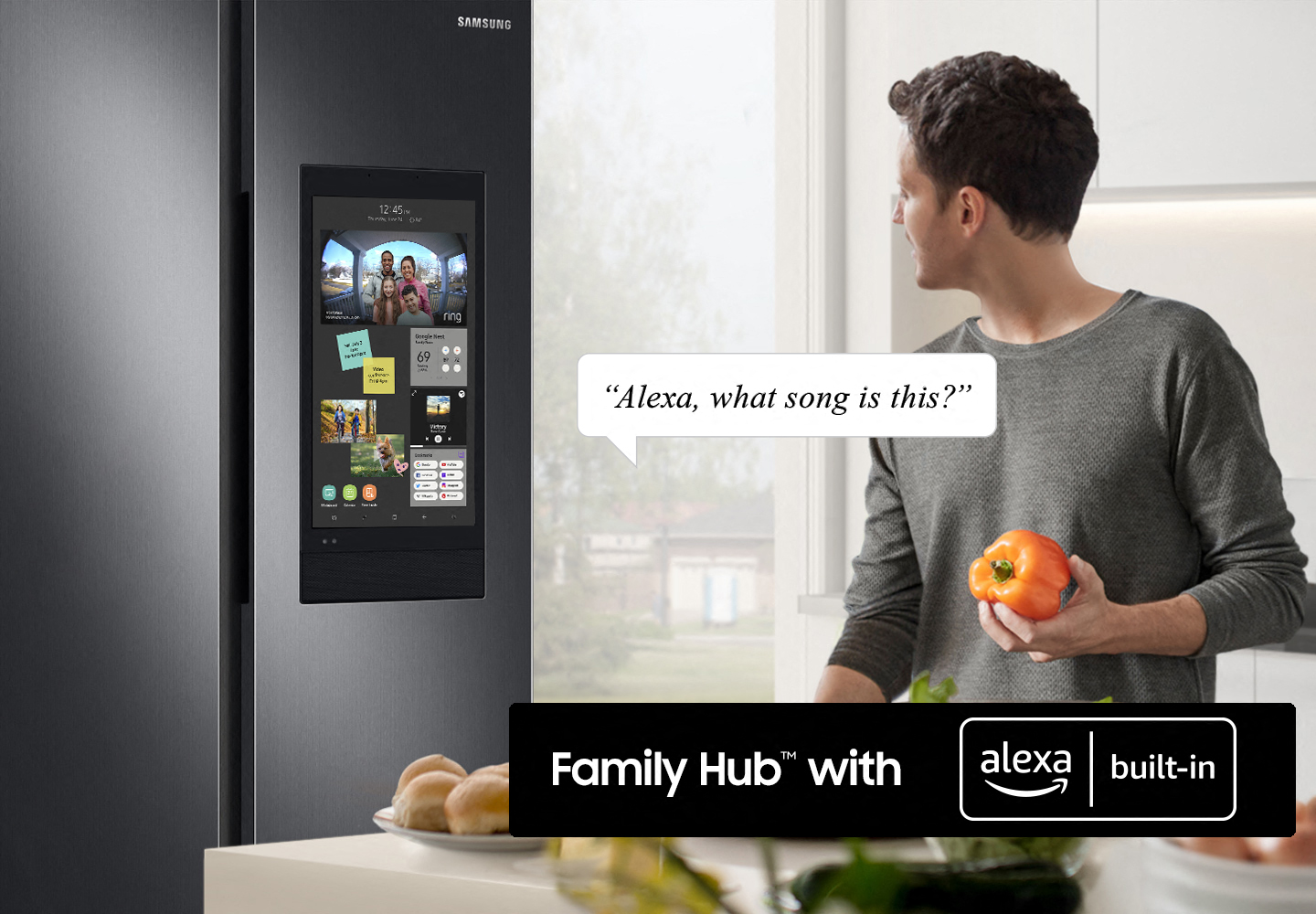 Family Hub Samsungs neue Generation der smarten Kühlschränke mit Display hat Alexa an Bord