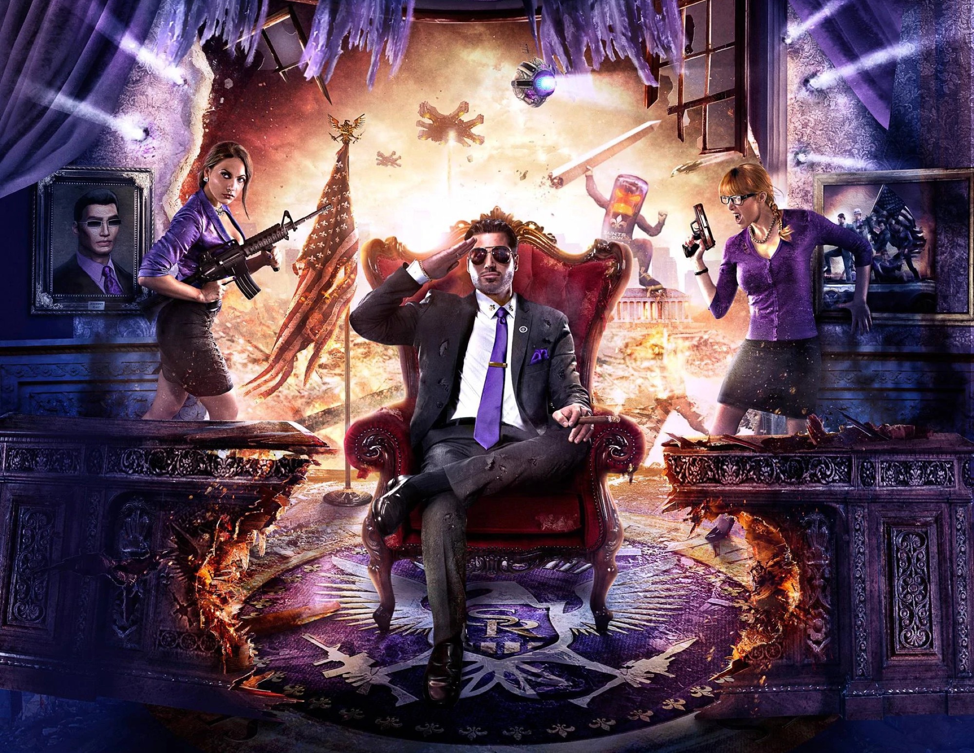 Alerta de Jogos Grátis: Saints Row IV Re-Elected e Wildcat Gun Machine  estão de graça na Epic Games Store