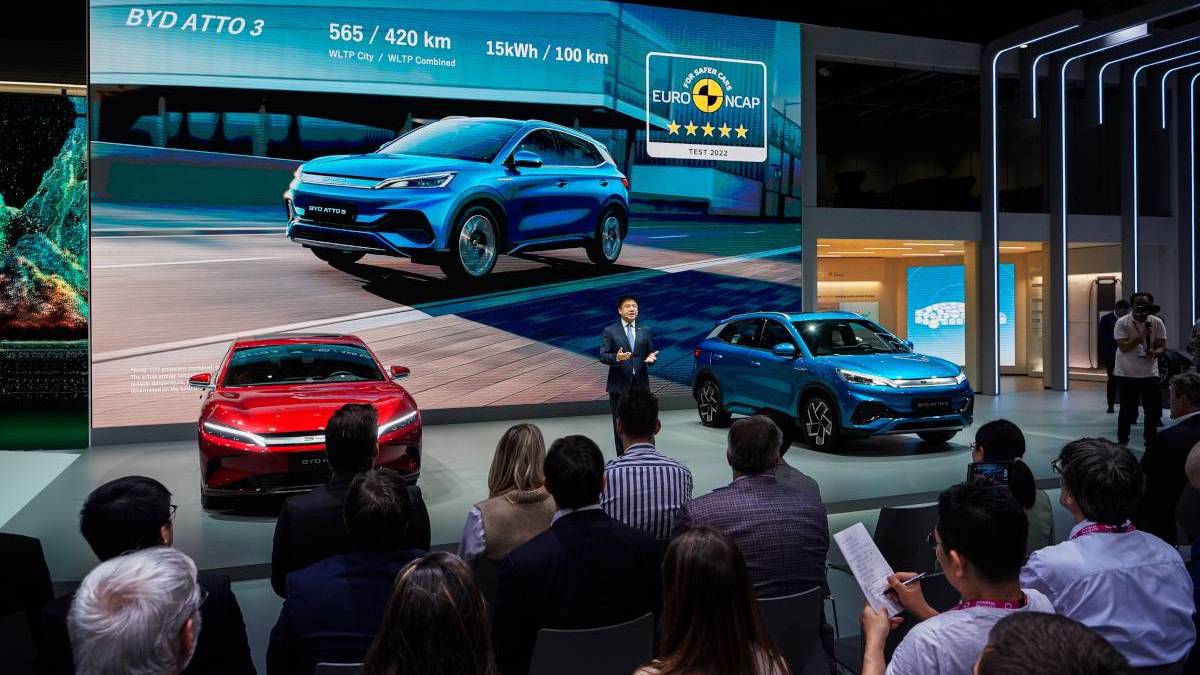 Harte Konkurrenz für VW und BMW: BYD will zehn Prozent des deutschen  Automarktes