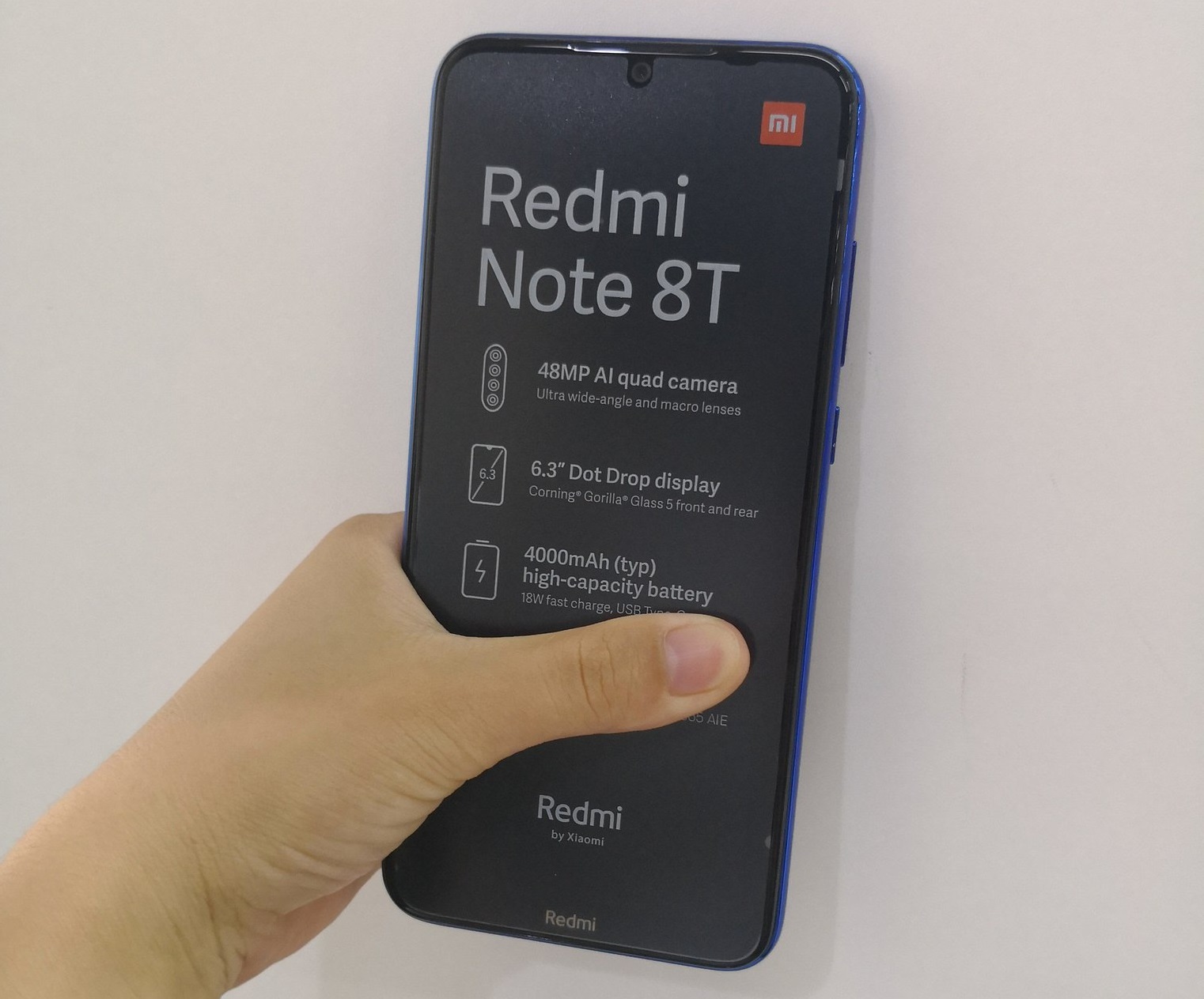 Xiaomi Redmi Note 8T Unboxing-Bilder: Redmi Note 8 mit NFC