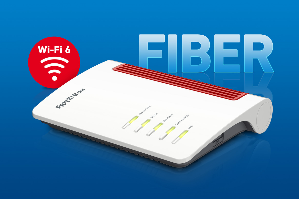 FRITZ!Box 5530 Fiber AVM präsentiert neuen GlasfaserRouter mit WiFi