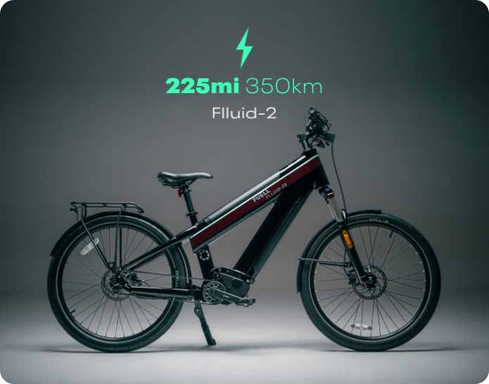 Flluid3 und Flluid2 EBikes mit bis zu 350 Kilometern Reichweite starten mit großem Rabatt