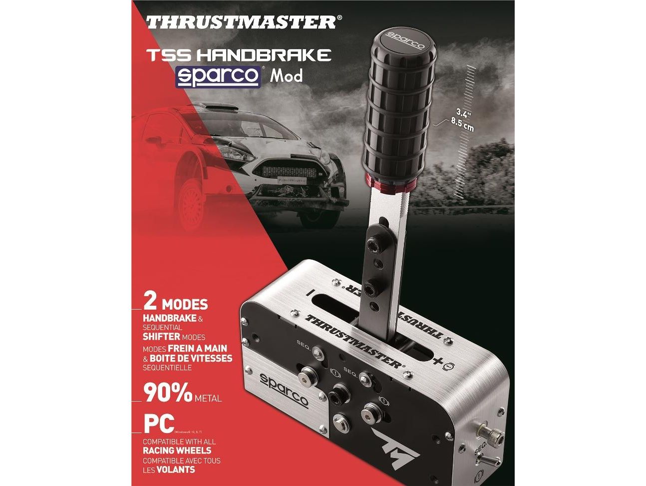 Thrustmaster bringt TSS Handbrake Sparco Mod auf den Markt