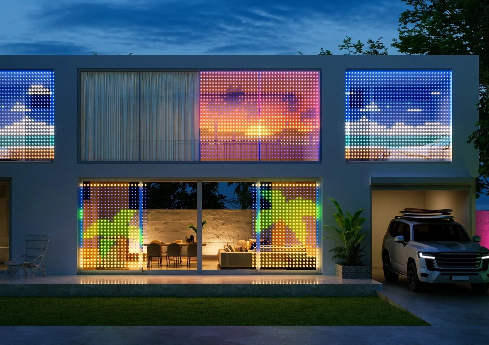 Govee Curtain Lights: Erweiterbarer RGB-Lichtvorgang auch für
