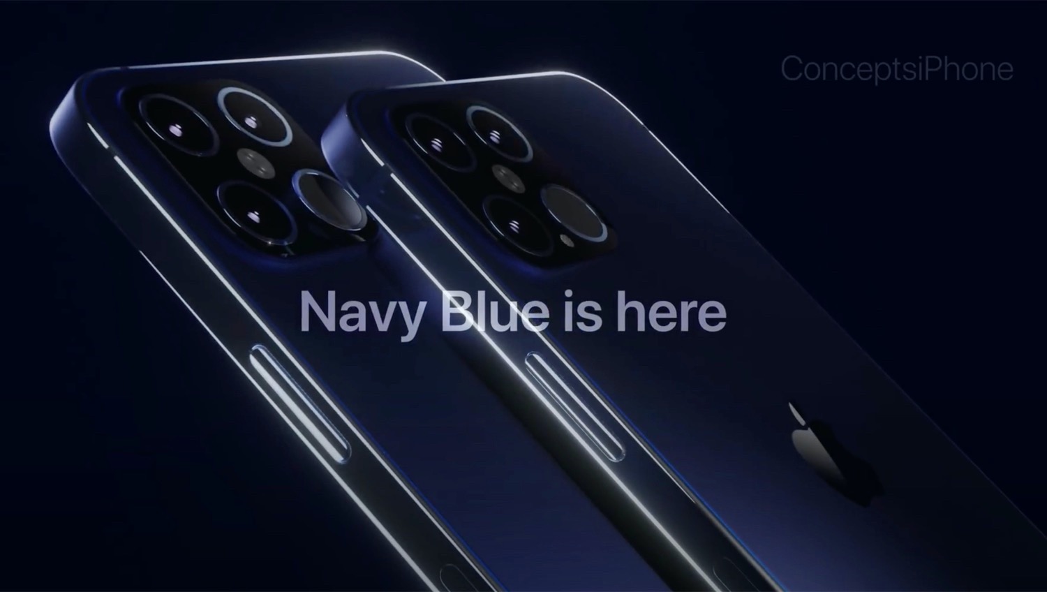 Ein Konzeptvideo Zeigt Ein Schickes Apple Iphone 12 Pro In Navy Blue Notebookcheck Com News