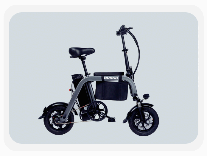 Das Mihogo Mini kann auch mit Gepäck genutzt werden