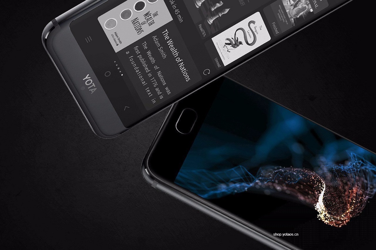 Smartphone Yotaphone 3 – 4/128 GB, Nero, Dual SIM 4G, Display E-ink Posteriore, Unlocked
