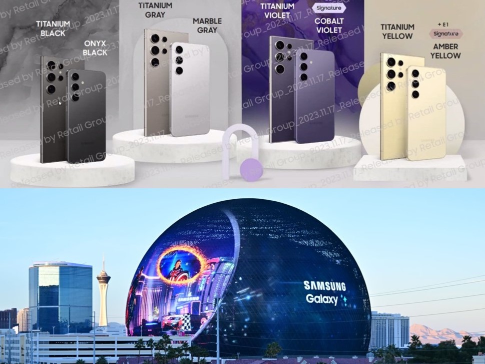 Samsung Galaxy S24, S24+ y S24 Ultra: se filtran diapositivas de marketing Nuevas funciones y avances impresionantes en Las Vegas Sphere