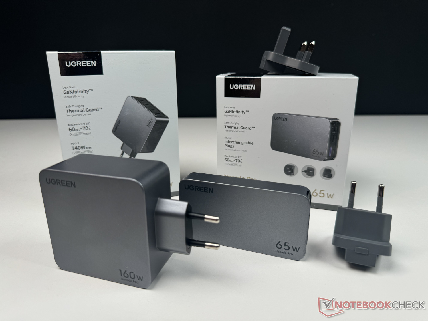 Ugreen Nexode Pro: Kompakte GaN-Ladegeräte mit bis zu 160 W und AirPyra  Technologie vorgestellt (mit Hands-on) -  News