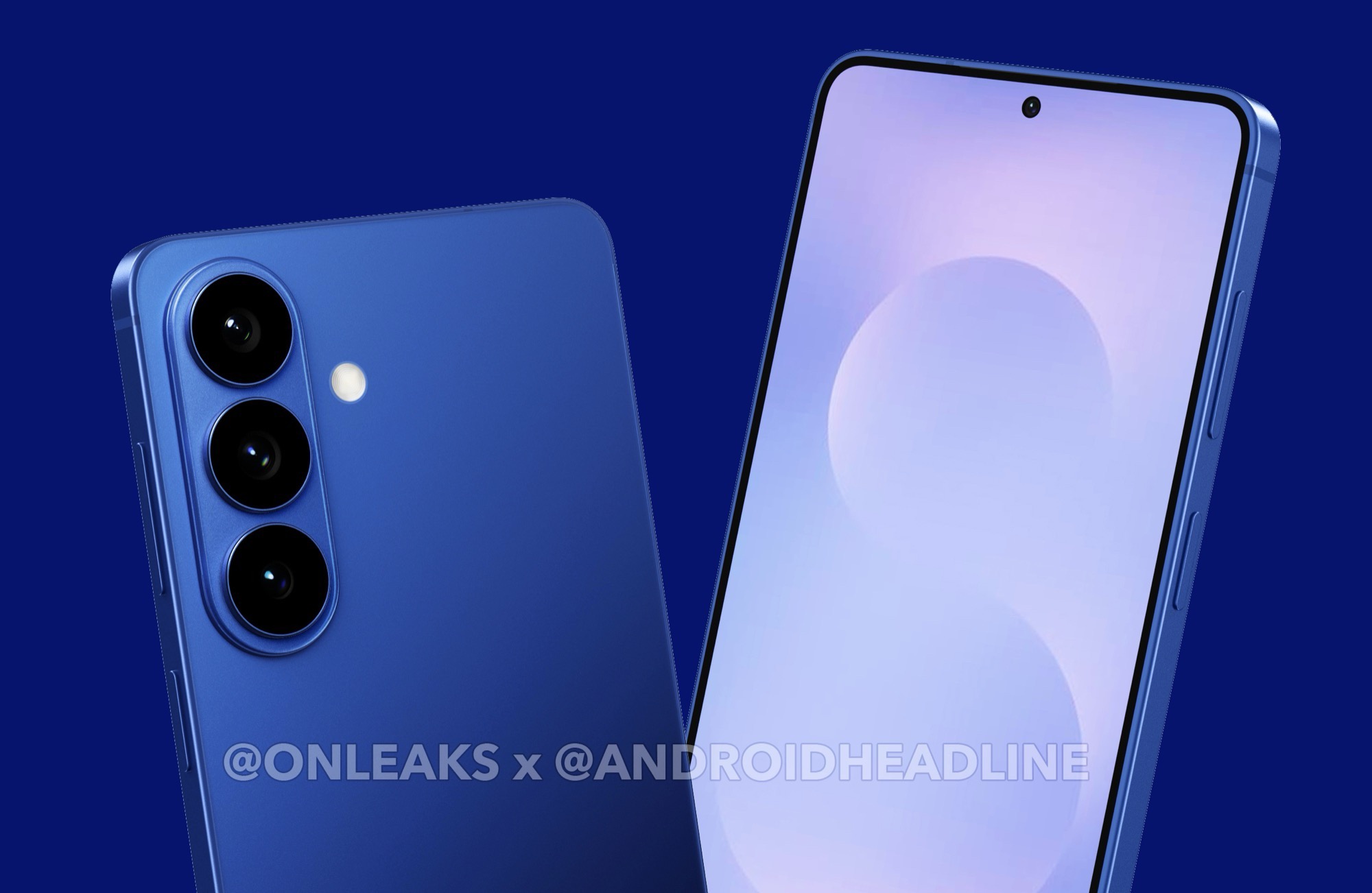 Das Samsung Galaxy S26 wird etwas dicker als bisher erwartet. (Bildquelle: @OnLeaks / Android Headlines)