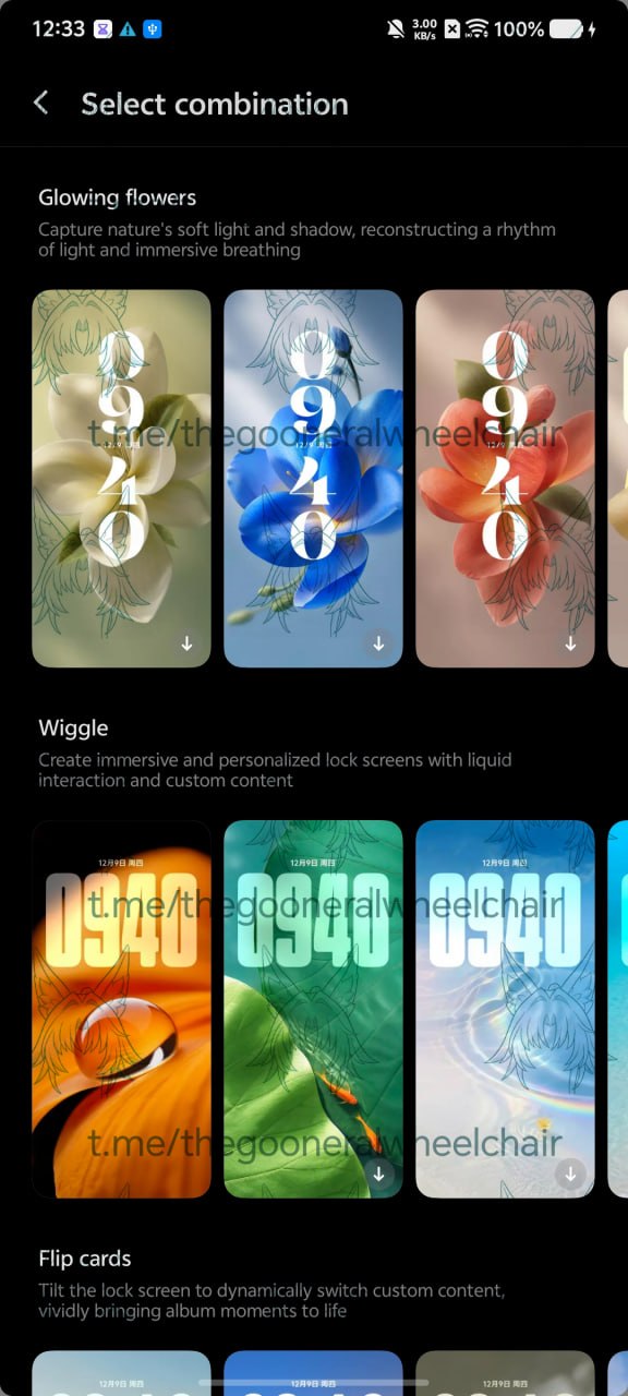 Glowing Flowers und Wiggle-Effekt in OriginOS 7.