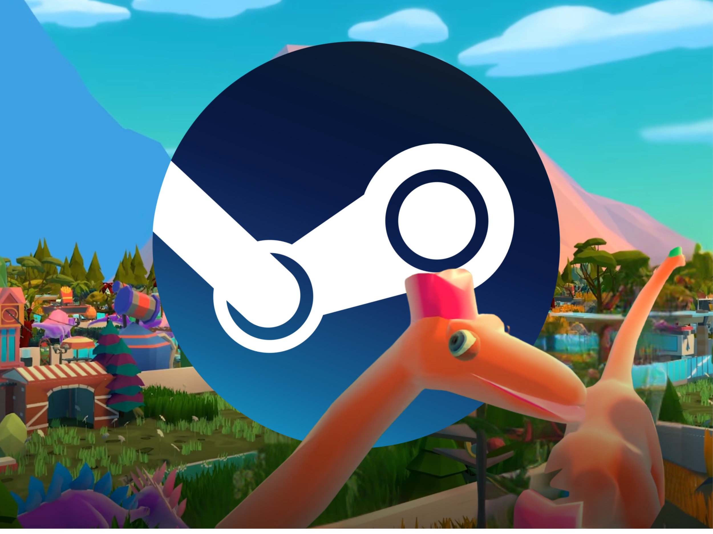 Der T-Rex braucht einen Hut: Humorvolle Parksimulation erstmals für 3,14 Euro auf Steam