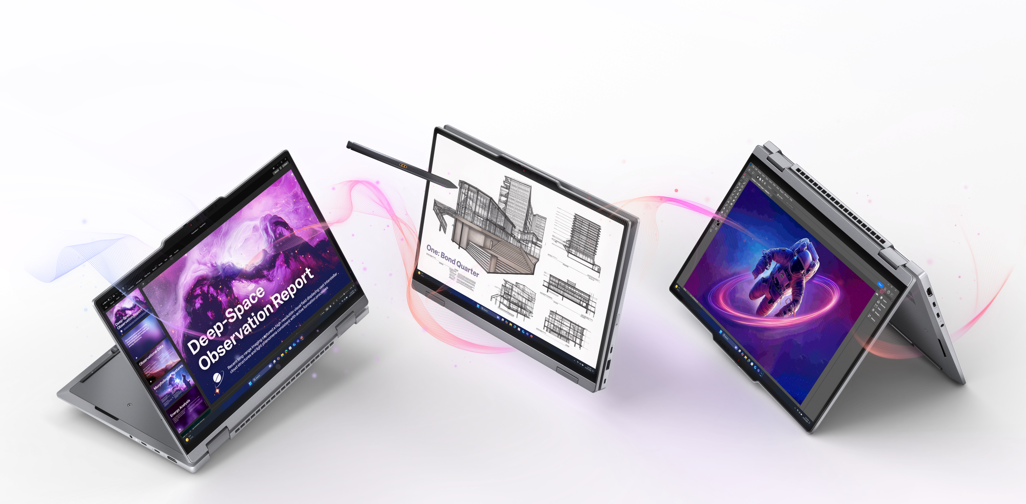 Lenovo ThinkPad X1 2-in-1 Gen 11 Aura Edition: Convertible Modi (Bildquelle: Lenovo)