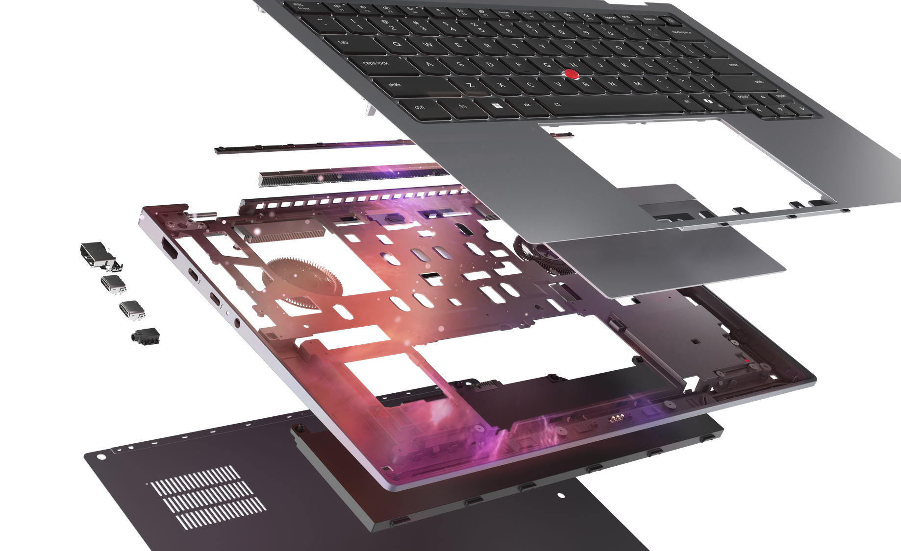 Lenovo ThinkPad X1 2-in-1 Gen 11 Aura Edition: Space Frame Design (Bildquelle: Lenovo)