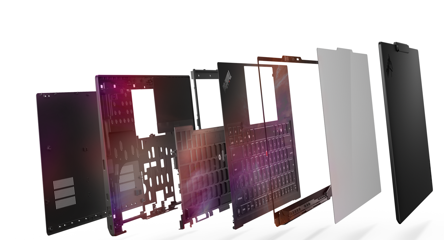 Lenovo ThinkPad X1 Carbon Gen 14 Aura Edition: Space Frame Design (Bildquelle: Lenovo)