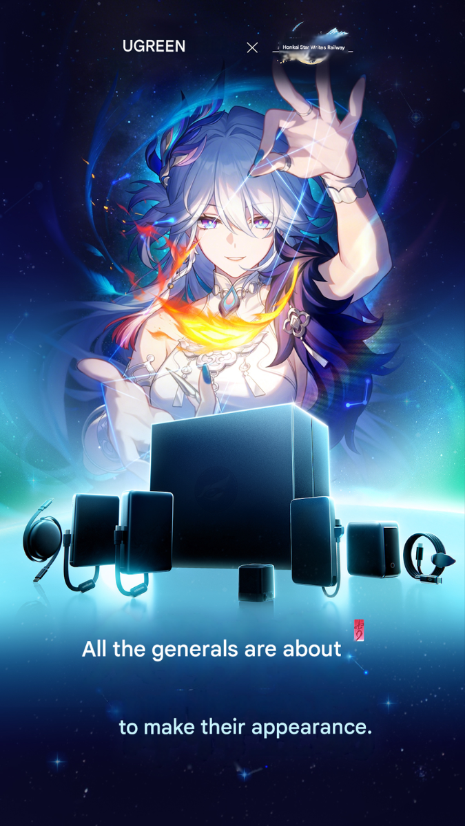 Ein Poster zur Ugreen x Honkai: Star Rail-Kollektion