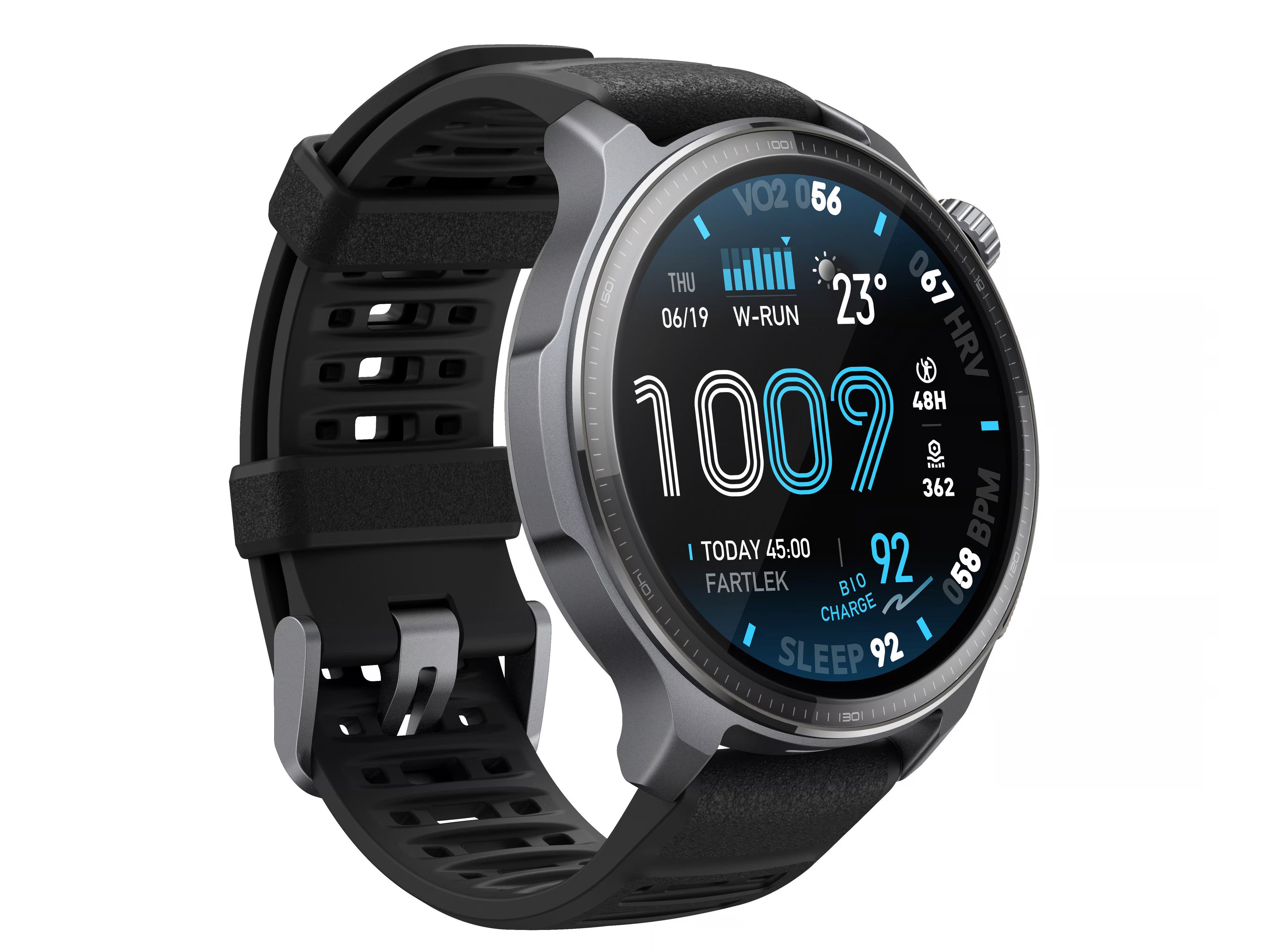 Cinturino Magnetico In Nylon Intrecciato GIOPUEY Per Amazfit Balance 2 XT, Traspirante E Regolabile (Blu)