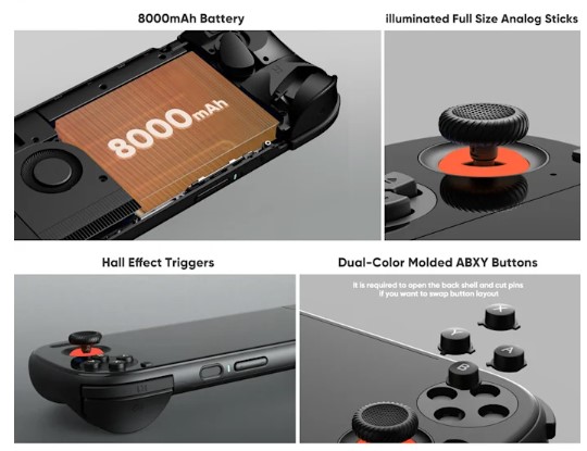 Trigger und Joysticks nutzen den Hall-Effekt (Bildquelle: Ayn)