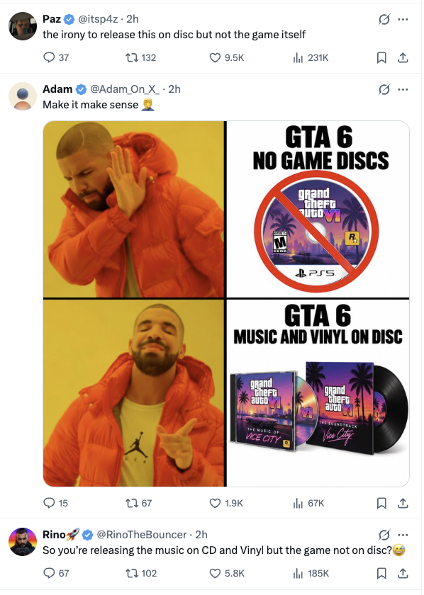 Die Kommentare unter dem Beitrag von Rockstar