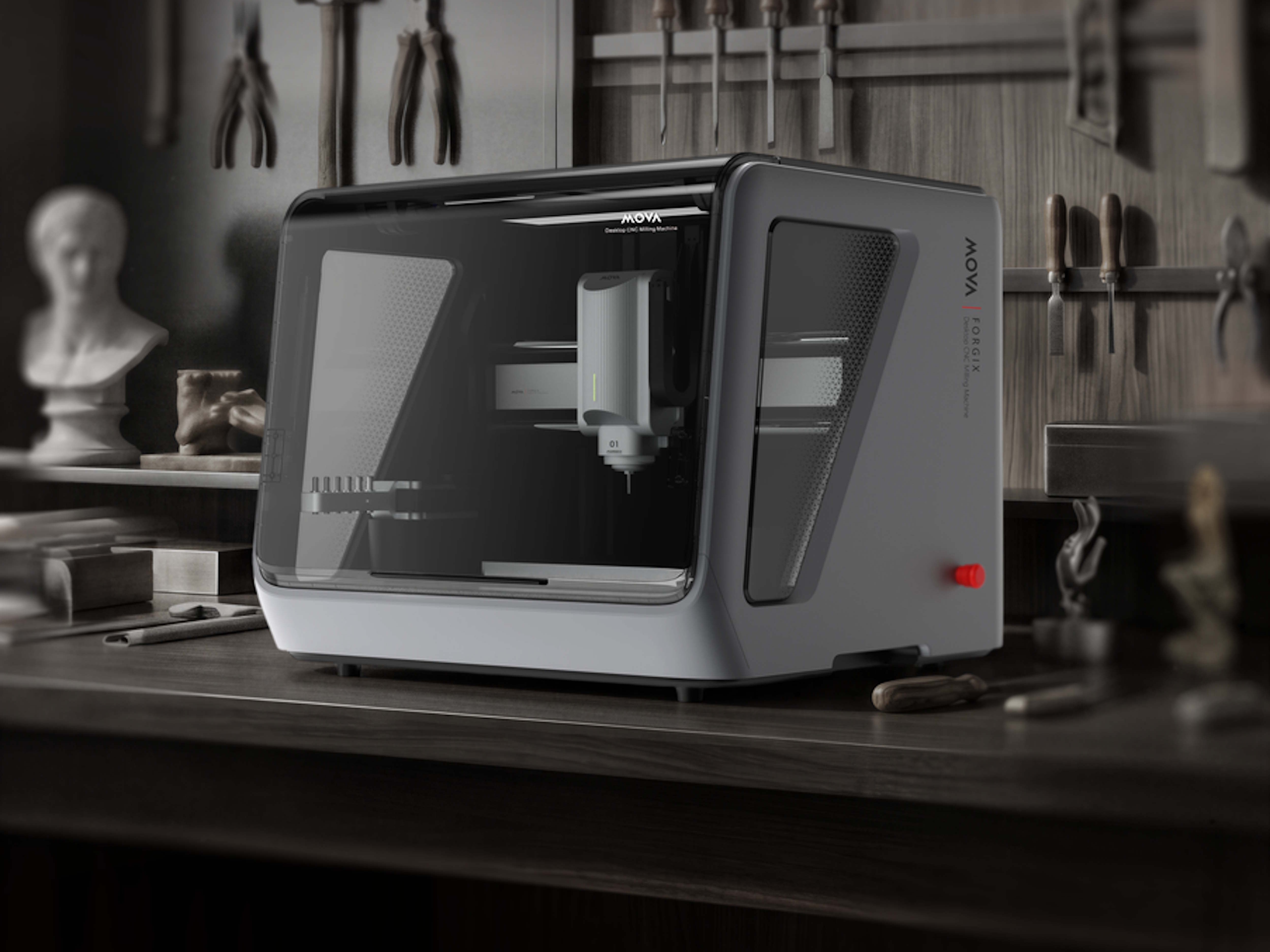 Photo: notebookcheck.com MOVA Unveils Forgix: An AI-Powered Desktop CNC Mill for Beginners