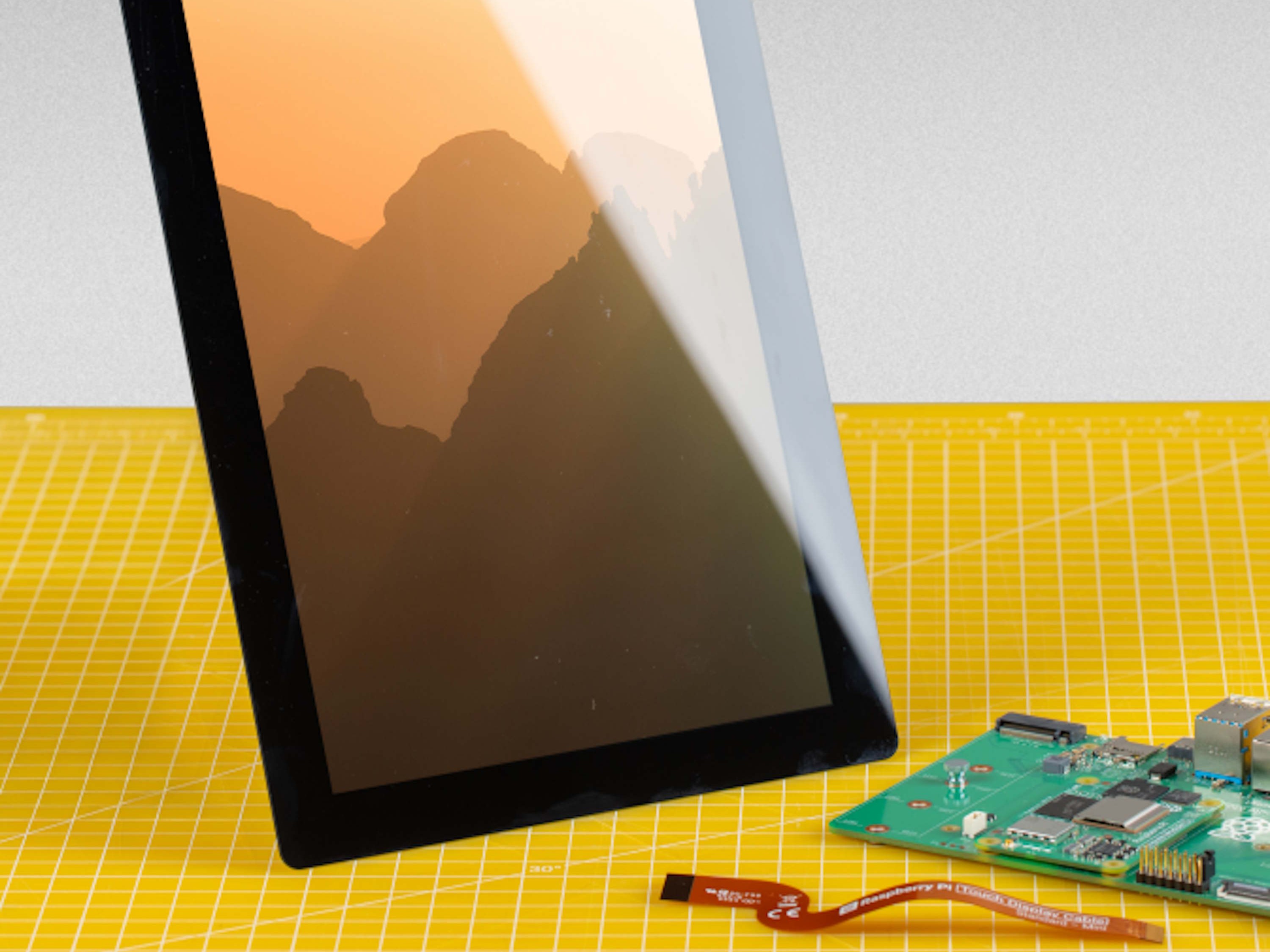 Neues Raspberry Pi-Display startet mit IPS-Panel, 1.920x1.200 Pixel und 10‑Finger-Touch
