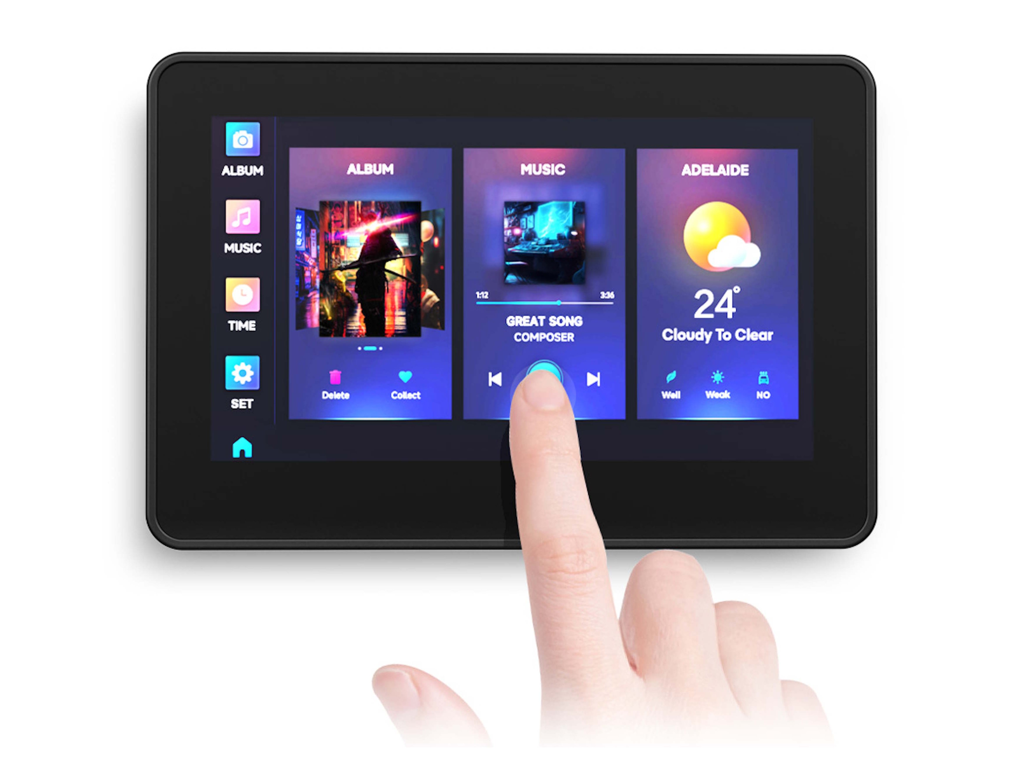 Viele Optionen: Günstiges Smart Home-Panel kommt mit Touchscreen ...