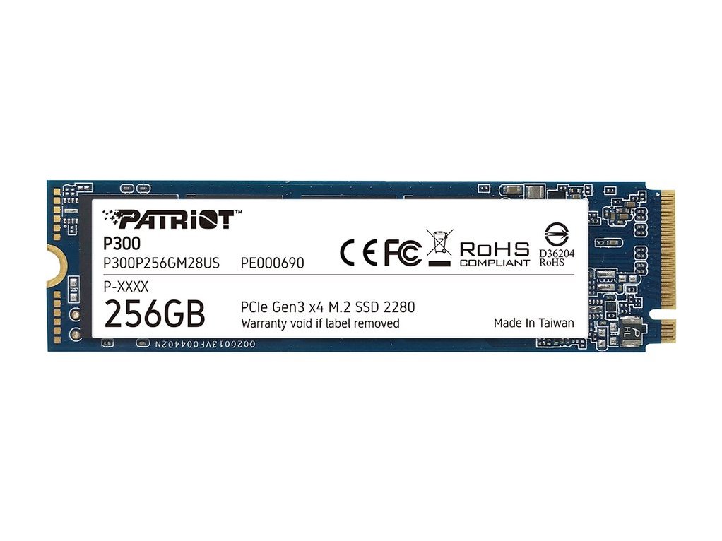 Benchmarks PCIe-x4-NVMe-SSD Patriot P300 P512GM28US 512 GB 