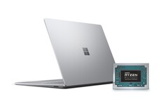 AMD und Microsoft arbeiten offenbar an einem speziell angepassten Ryzen-Prozessor für den Surface Laptop 4. (Bild: AMD / Microsoft)