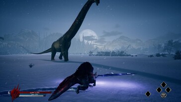 Im Bild: Ein Gameplay-Screenshot aus Dinoblade.