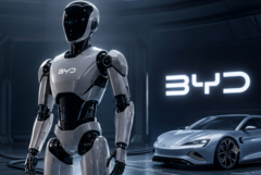 Offiziell: BYD Xiao Di KI-Roboter tritt gegen AI Robots wie Tesla Optimus, Xpeng Iron und Chery Aimoga an (Symbolbild).
