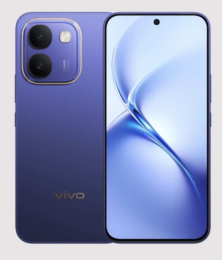 Das Vivo Y600 in der Farbvariante Sapphire Blue.