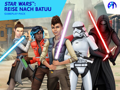 Die Sims 4 Star Wars: Reise nach Batuu-Gameplay-Pack jetzt erhältlich.