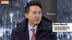 Xiaomi-CFO Shou Zi Chew: Schwerpunkt der Expansion ist Westeuropa | Bild: Bloomberg.com