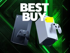 Best Buy Banner mit Xbox-Konsolen